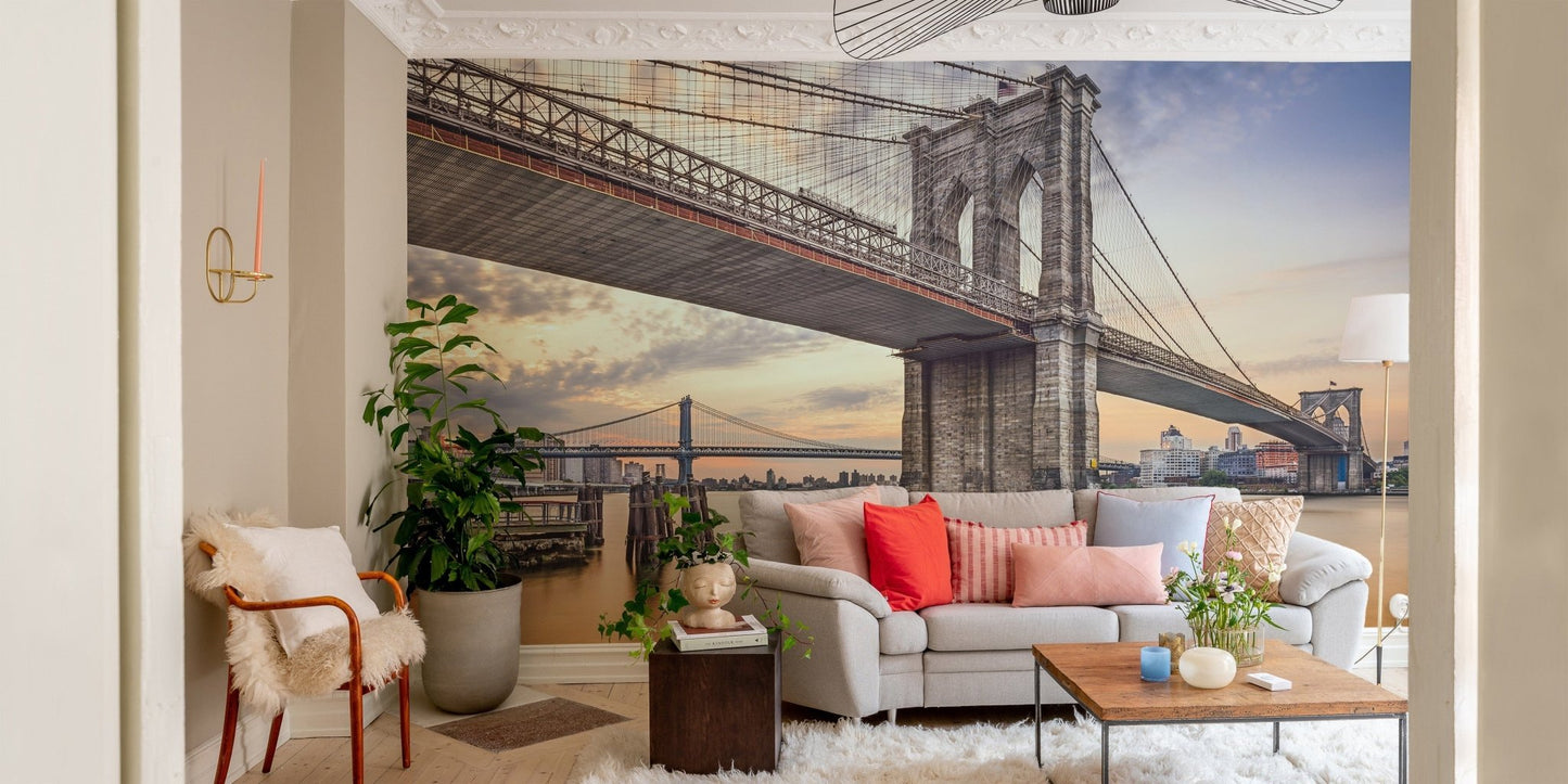 Brooklyn Bridge New York City Wallpaper Murals - Giffywalls B150