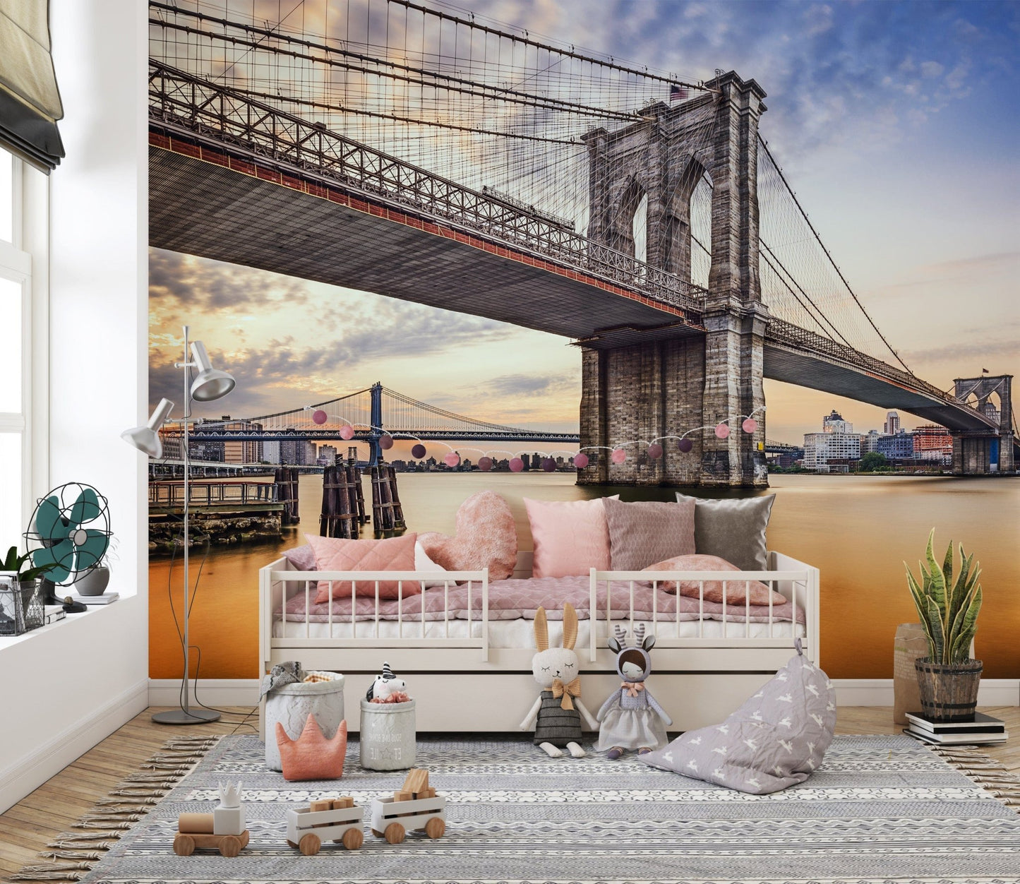 Brooklyn Bridge New York City Wallpaper Murals - Giffywalls B150