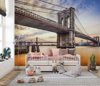 Brooklyn Bridge New York City Wallpaper Murals - Giffywalls B150