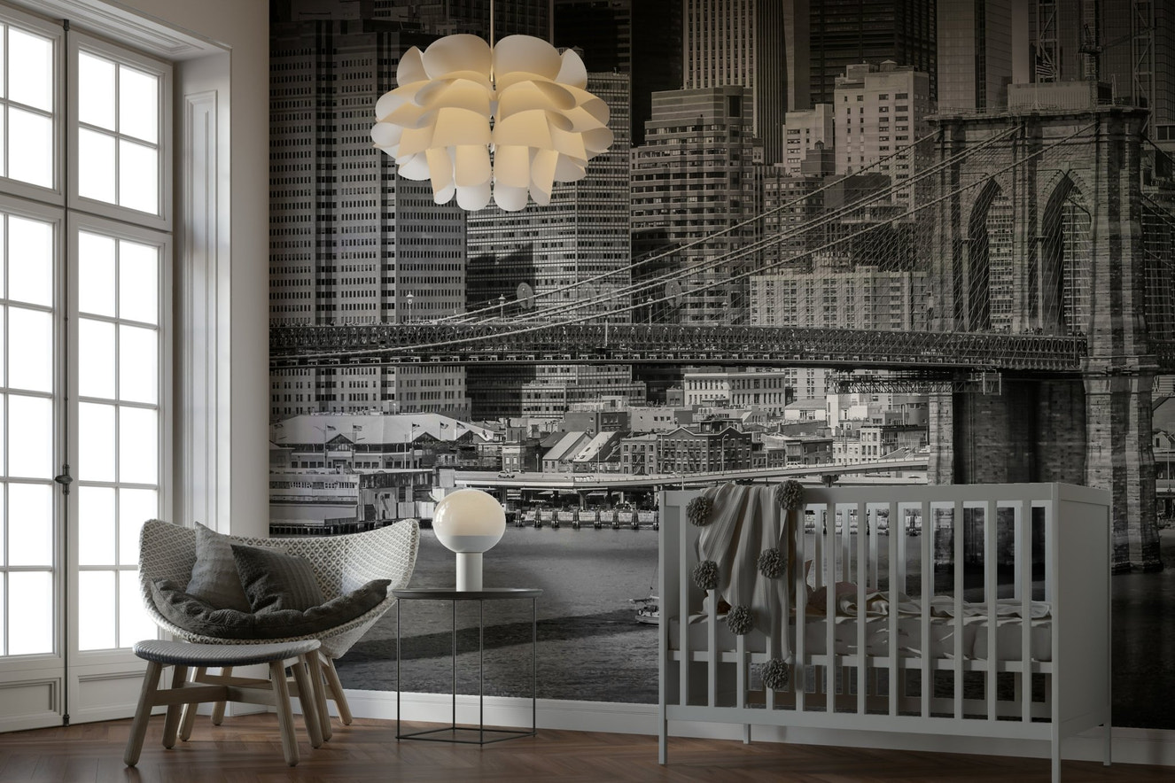 NYC skyline wallpaper for walls with iconic view

