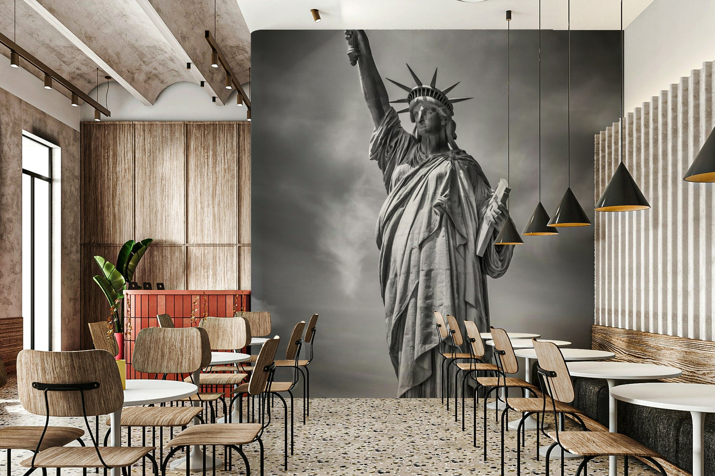 Iconic New York monument in mural wallpaper

