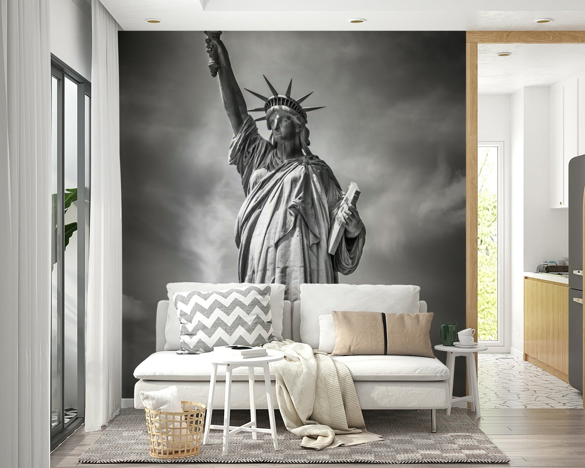 Statue of Liberty mural wallpaper for walls, GD2303