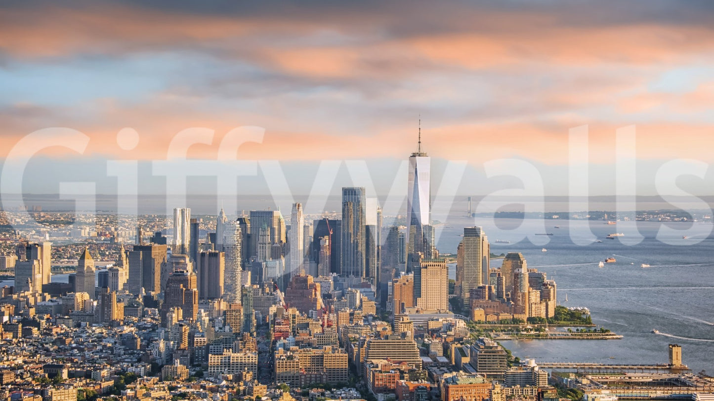 New York Dawn Wall Mural