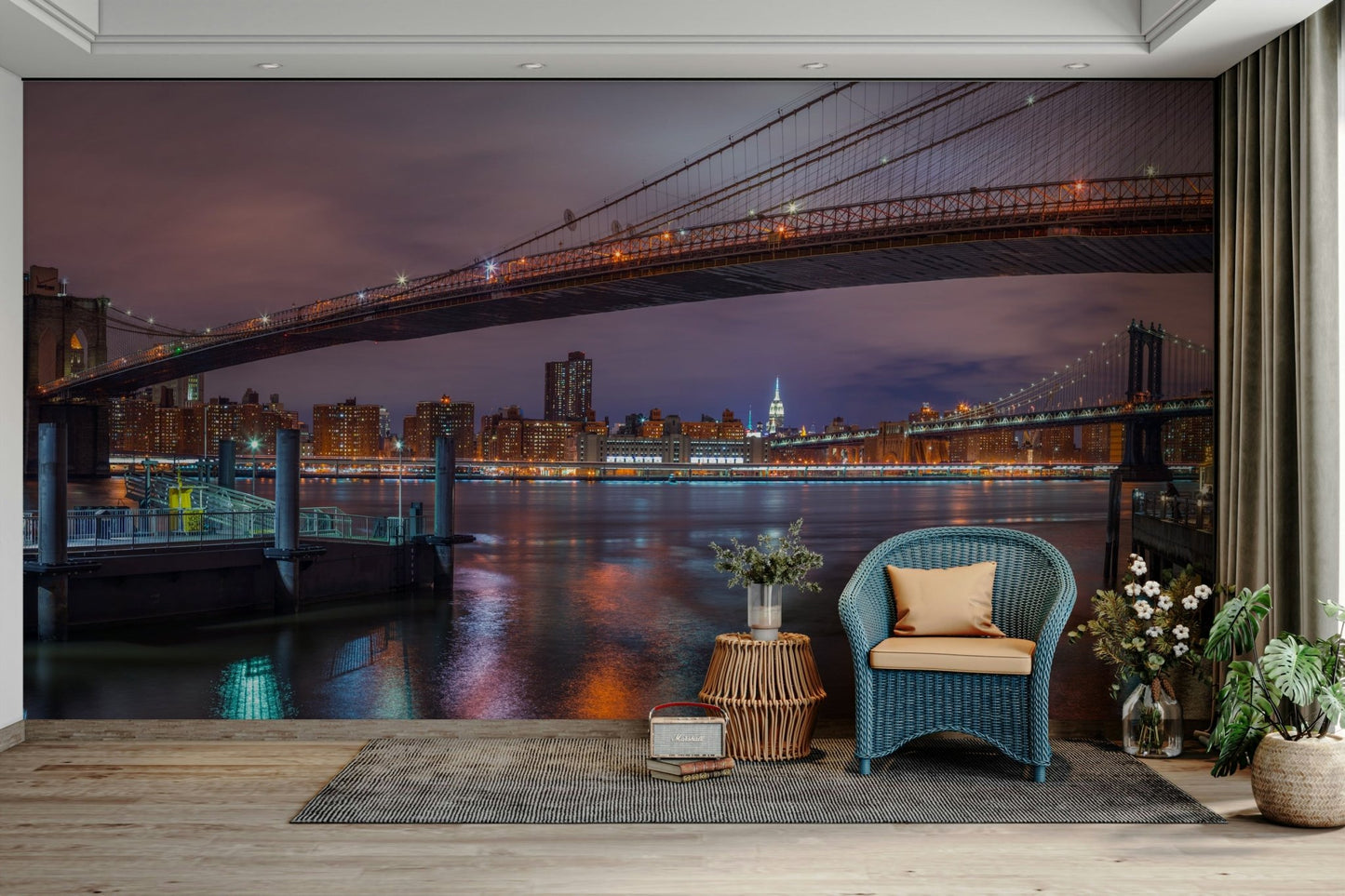 The design offers a sense of a busy, lively place.

