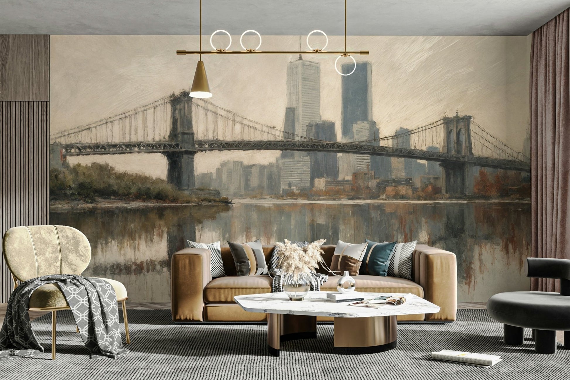 This piece is ideal for a living room, an office, or a modern bedroom.
