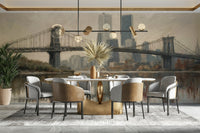 The look is both simple and deeply effective for creating a dramatic space.
