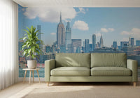 New York Skyline View Wall Mural