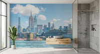 New York Skyline View Wall Mural