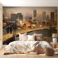 Oil Painted New York Wallpaper - Giffywalls
