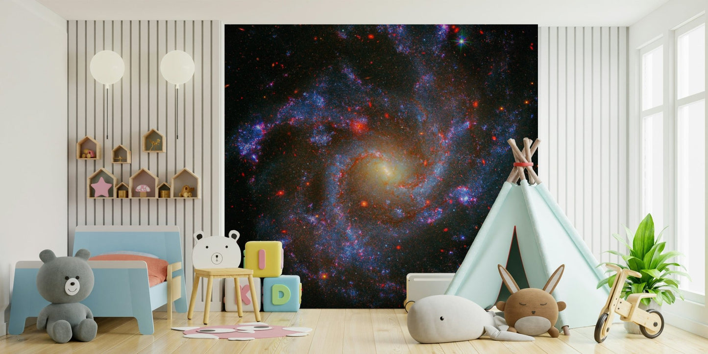 Milky Way inspired NGC Galaxy wall mural