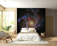 Majestic NGC Galaxy galaxy print office wallpaper