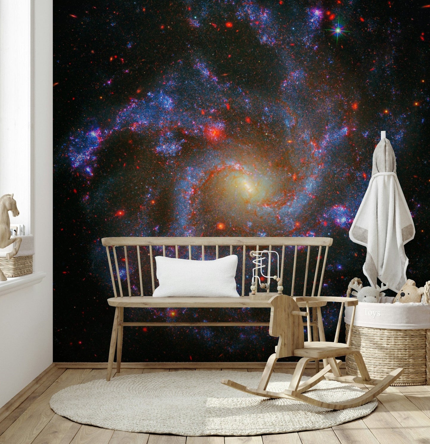 Infinite NGC Galaxy blue nebula custom wallpaper