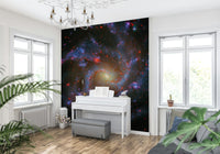 NGC Galaxy vivid supernova cosmic wall mural