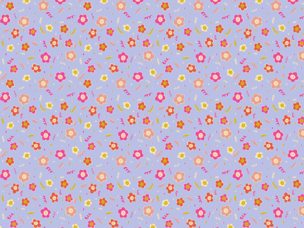 Smiley Blooms Wallpaper