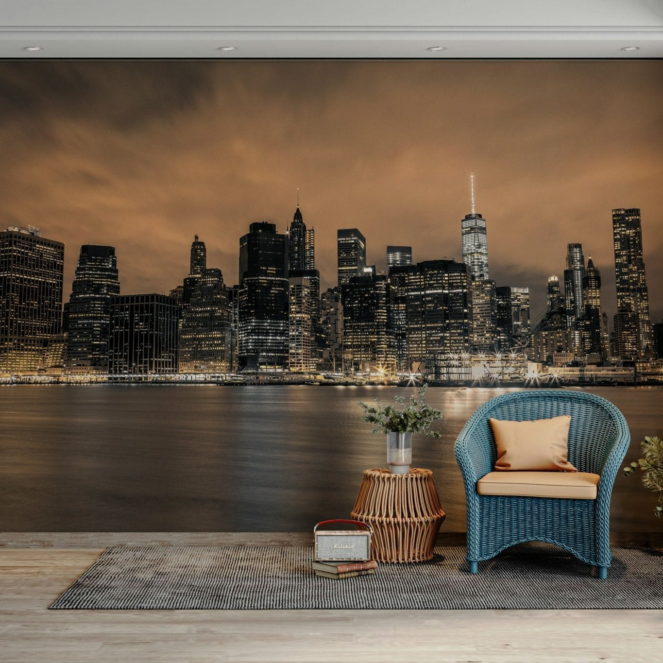 A detail shot of the elegant streetscape with warm glowing windows., GD4614