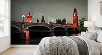 Iconic clock tower evening view wallpaper