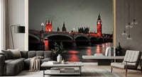 Dramatic vista at late hours wall mural