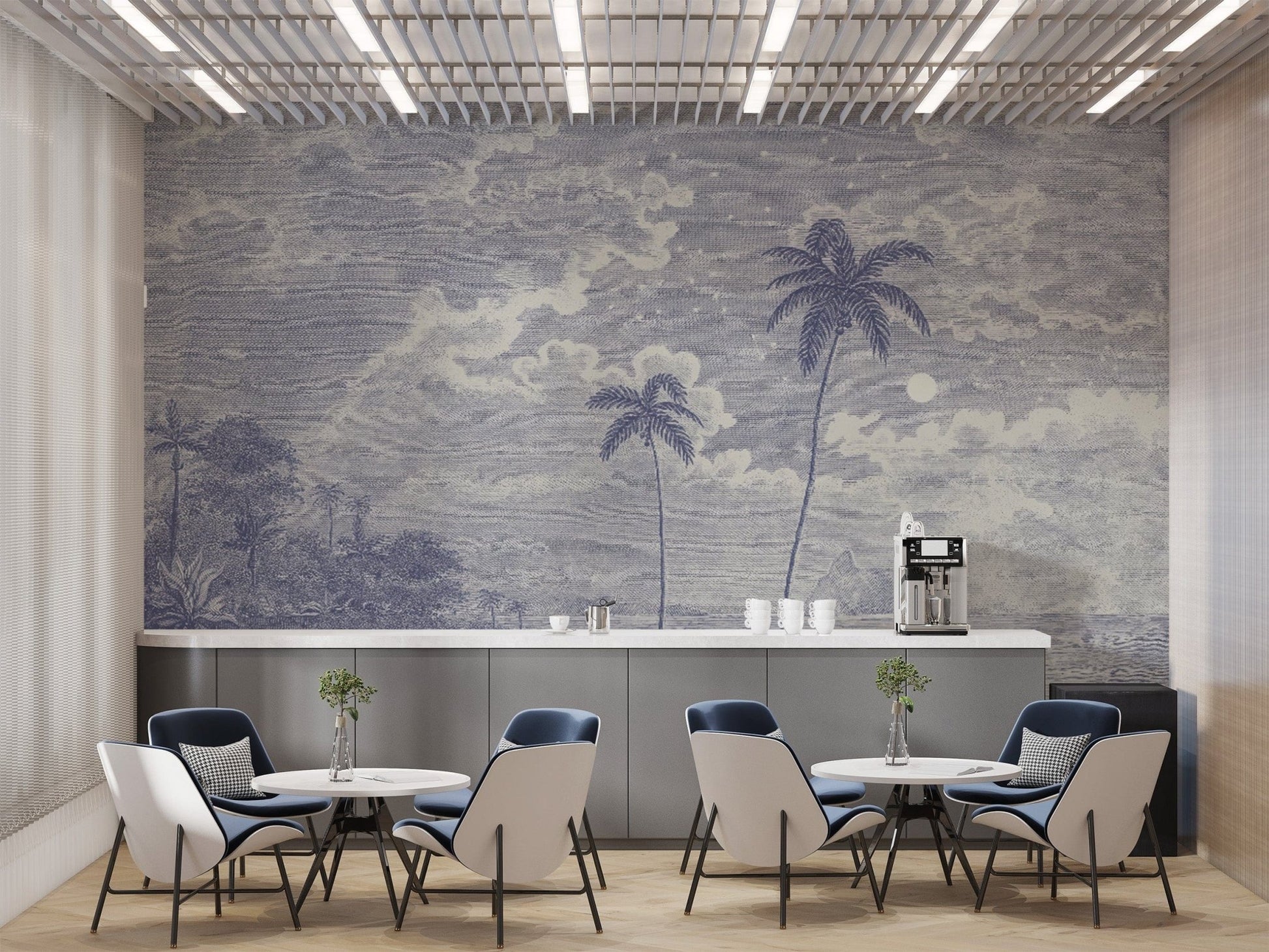 Timeless coastal night sky wall art