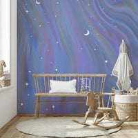 Dreamy night sky wallpaper look

