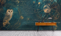 Nocturnal Navigator Celestial Wallpaper
