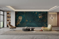 Nocturnal Navigator Celestial Wallpaper