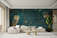 Nocturnal Navigator Celestial Wallpaper