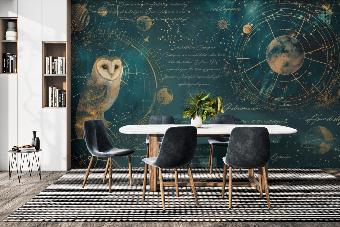Nocturnal Navigator Celestial Wallpaper