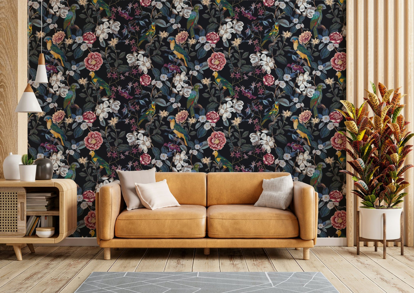 Nocturnal Paradise: A perfect wallpaper for nature lovers.

