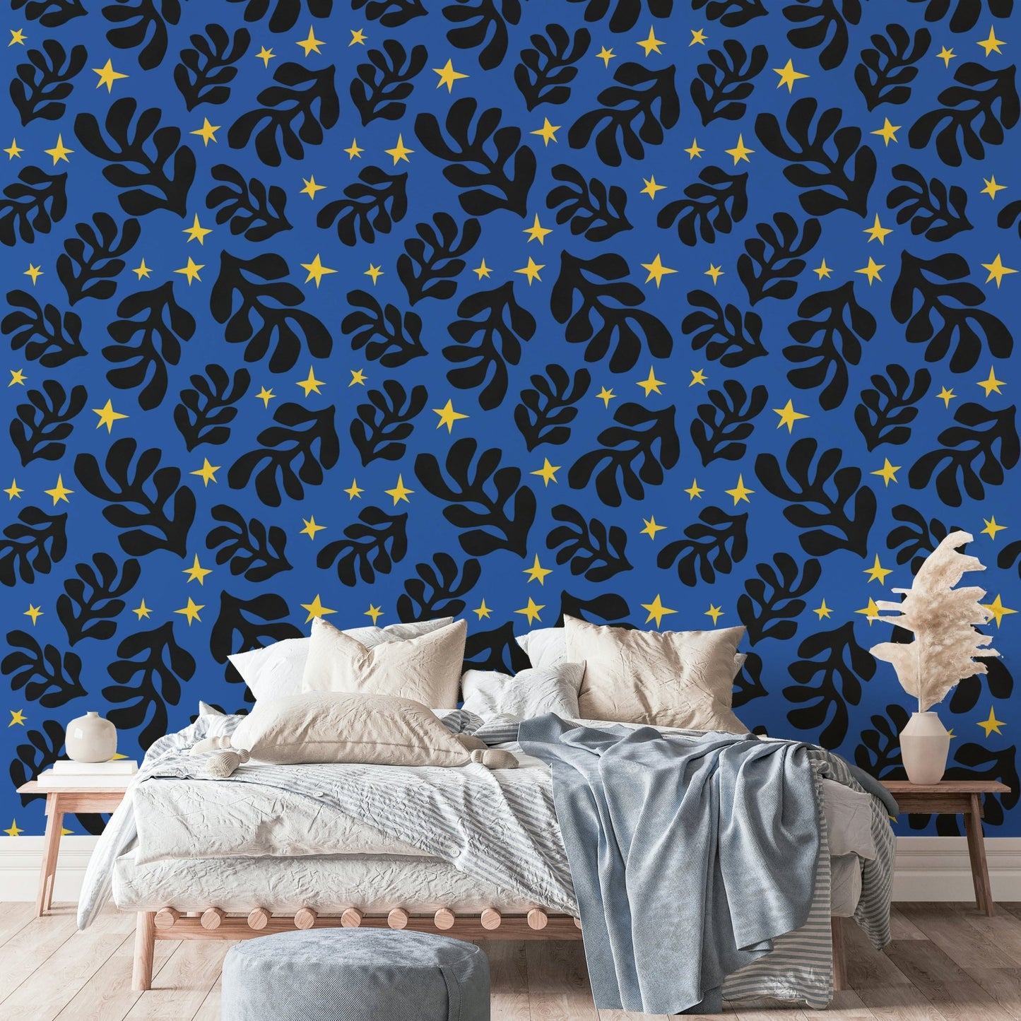 The color palette is dark and moody, using shades of navy, charcoal, and black.

