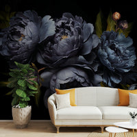 Abstract blue tones mural for modern interiors, GD1229
