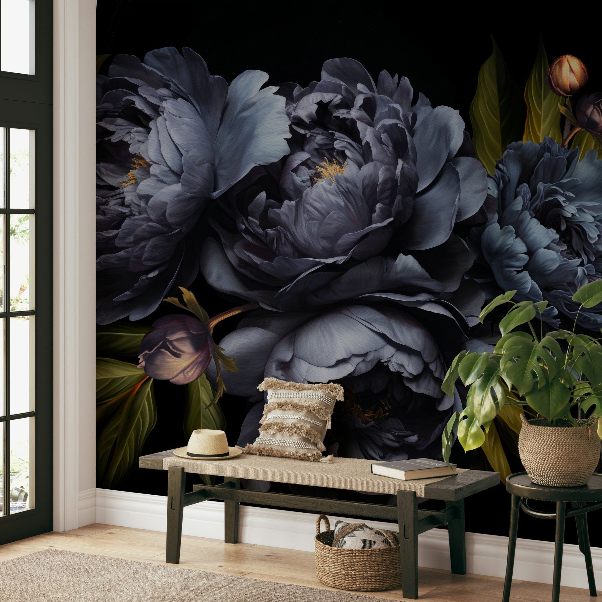 Night sky-inspired wallpaper with soft textures, GD1229
