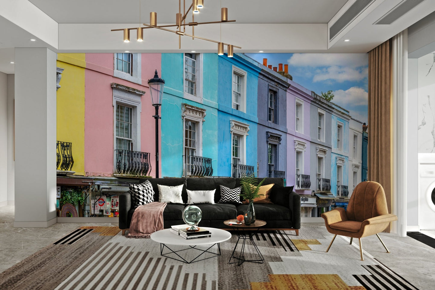 Notting Hill charm mural
