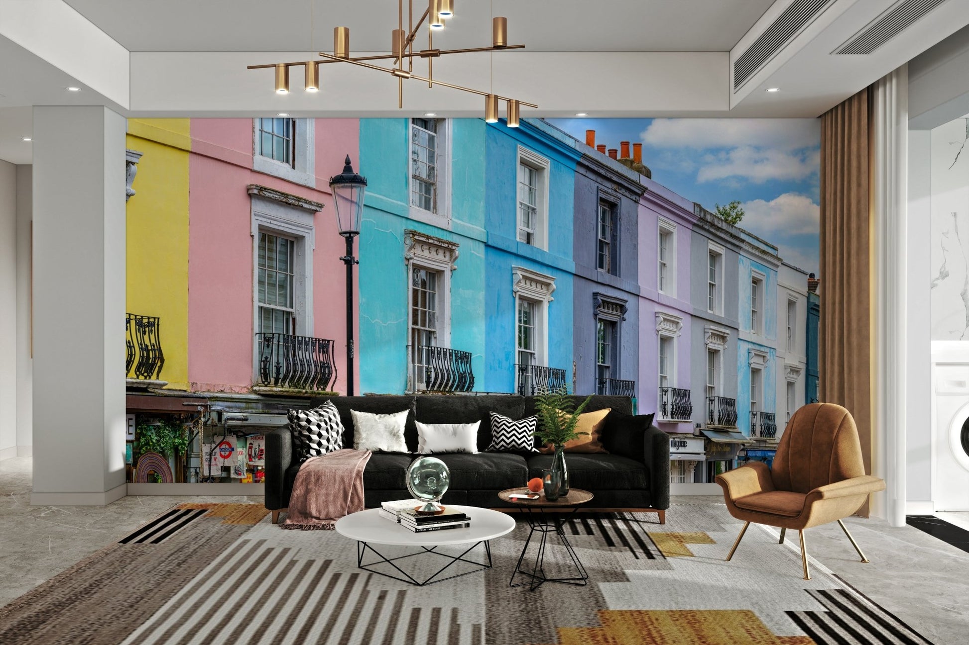 Notting Hill charm mural

