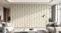 Soft cream and pink textured wallpaper for master bedroom
