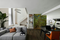 Peaceful forest path mural wallpaper
