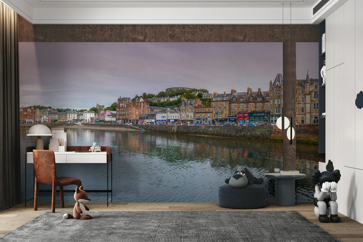 Ideal for a living room or study.

