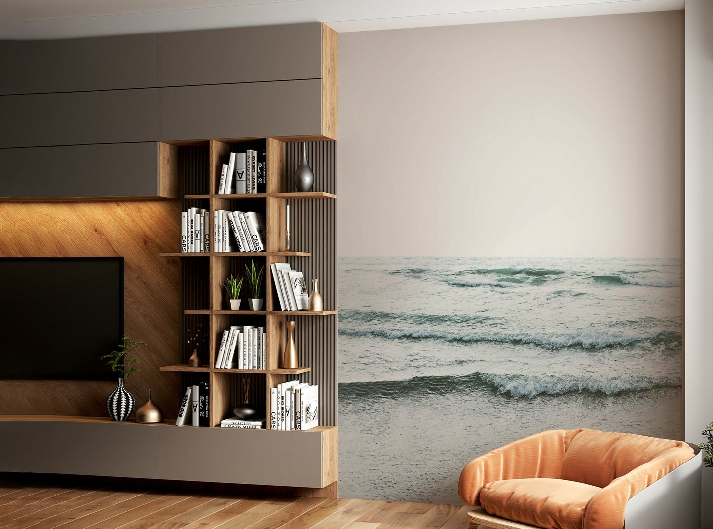 High-resolution image of a seascape.

