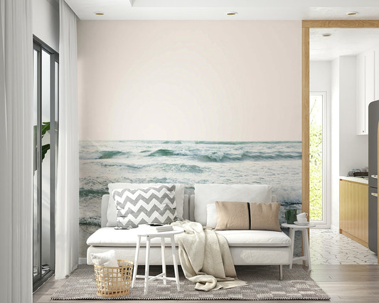 Expansive ocean view or dynamic waves.

