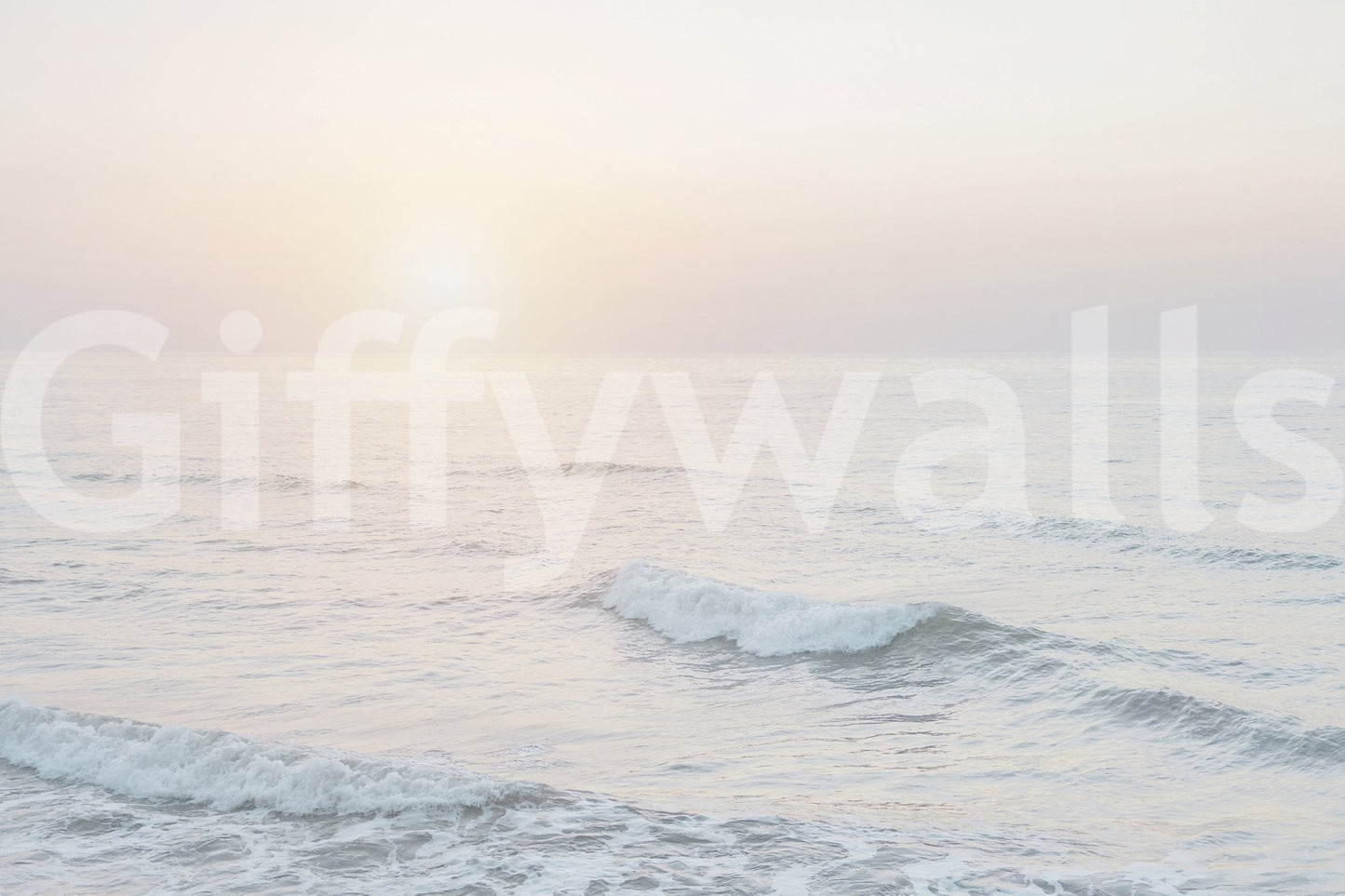 Nature-inspired wall mural for relaxation and serenity

