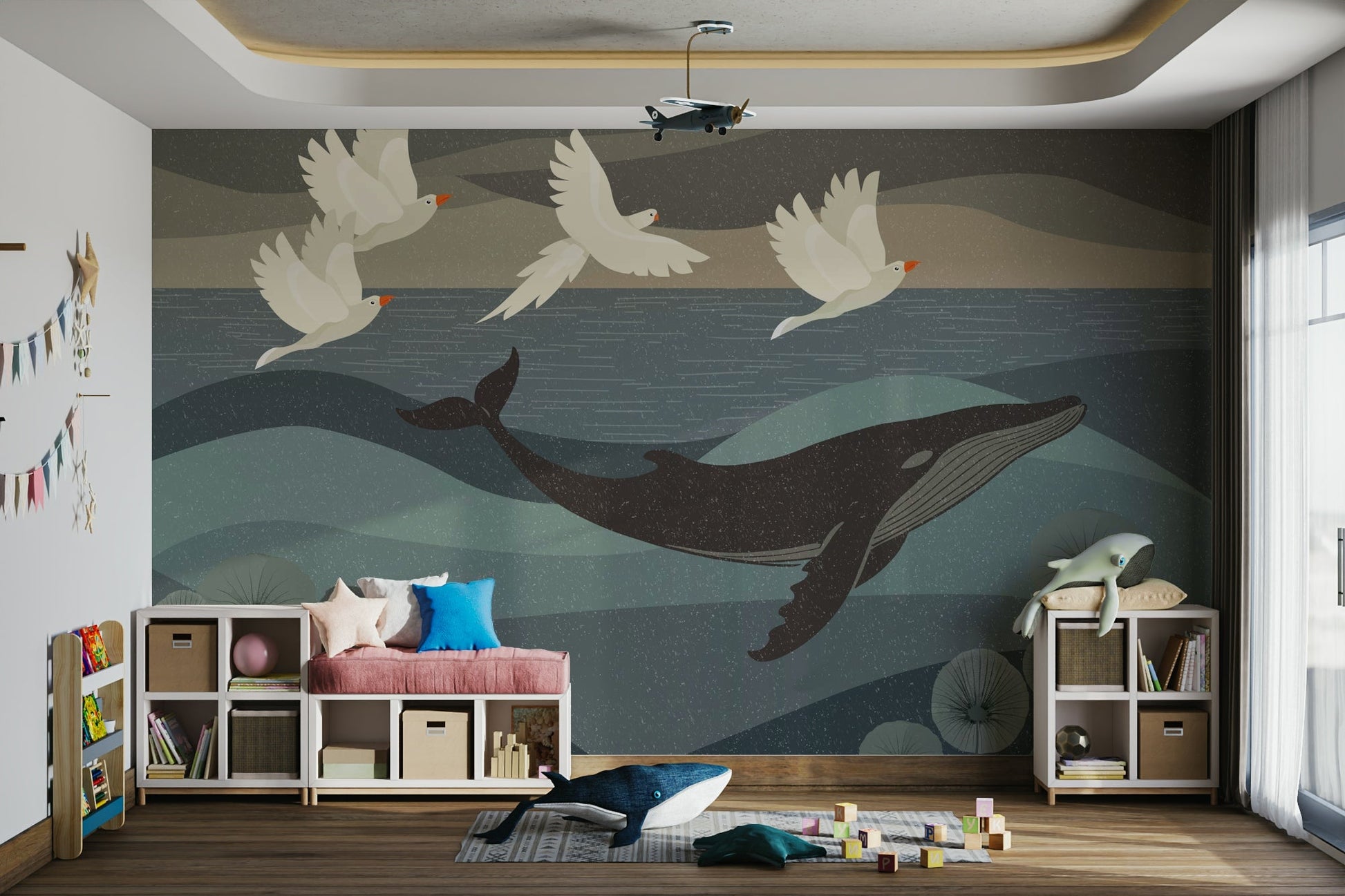 The image has a calm, tranquil feel.

