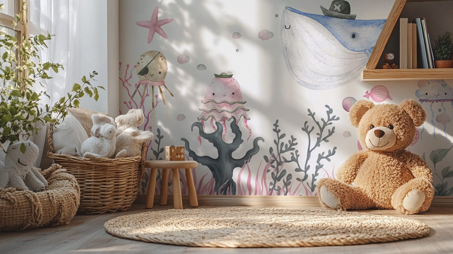 Playful Ocean Theme for Kids Rooms
