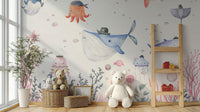 Fun Ocean Friends Kids Wall Mural
