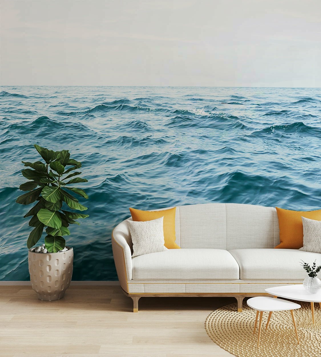 Peaceful seaside wallpaper for walls
