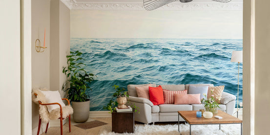Ocean view mural wallpaper GD820

