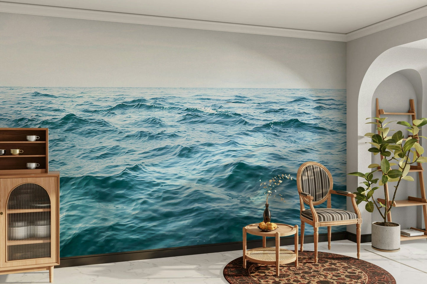 Durable ocean wall mural
