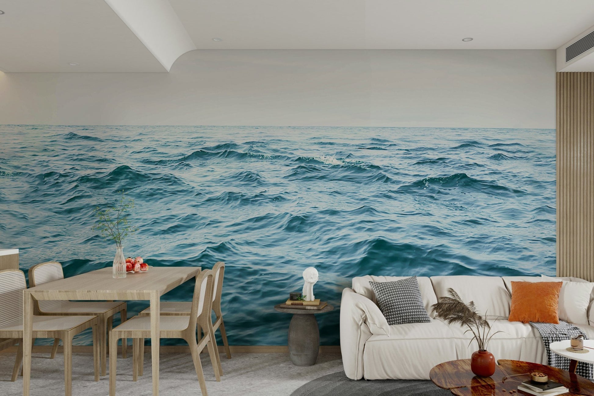 Relaxing ocean scenery mural
