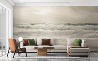 Ocean Waves Wall Mural - Giffywalls