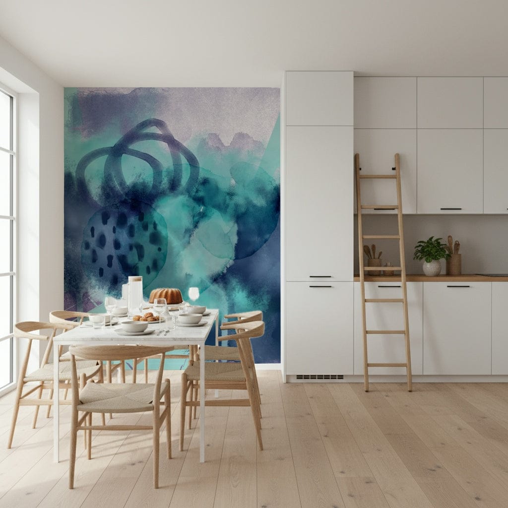 Ocean's Embrace Wall Mural for a refreshing and peaceful feature wall.