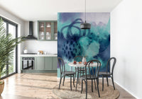 Modern aquatic wallpaper depicting the gentle flow of the tide.