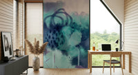 Minimalist ocean wallpaper with a calm and rhythmic water pattern.